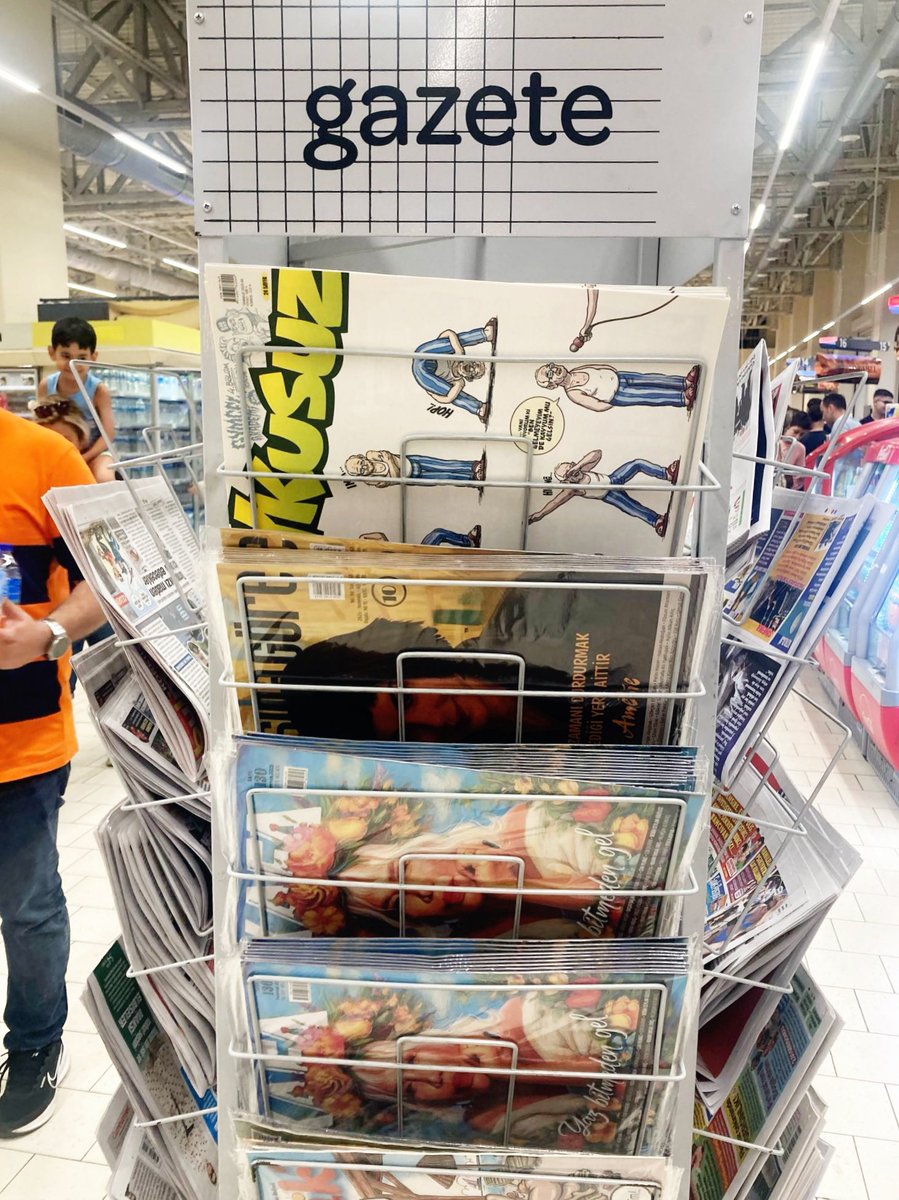 Bayilerde, marketlerde.