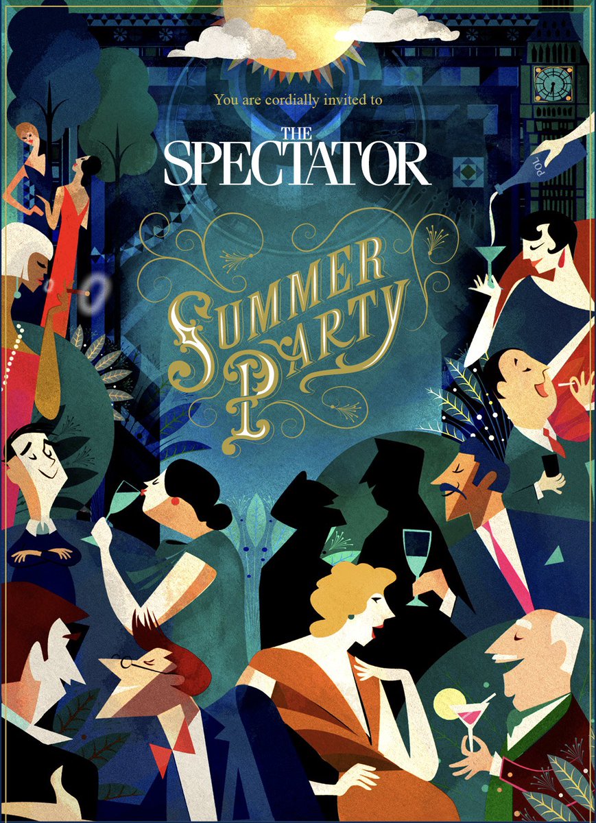 JohnMappin's tweet image. The Spectator Summer Party
The Uncontestable Climax of London’s Social Calendar
A Night of Portents and Politesse
By John Mappin
In the amber glow of a London July, as the sun set on the capital’s ancient stones and its restless politics, one gathering outshone all others:…