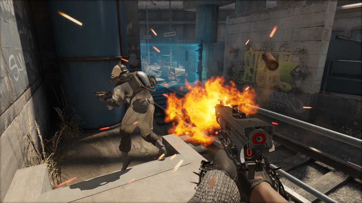 Half-Life Alyx is on sale for $17.99 USD for the Summer Sale!

Play it from beginning to end with our NoVR mod:

➡️Animated arms, hands &amp; weapons
➡️Upgrades at Combine fabricators
➡️All toner puzzles w/ multi-tool
➡️The gravity gloves
➡️Pockets for storing items

Links in reply!