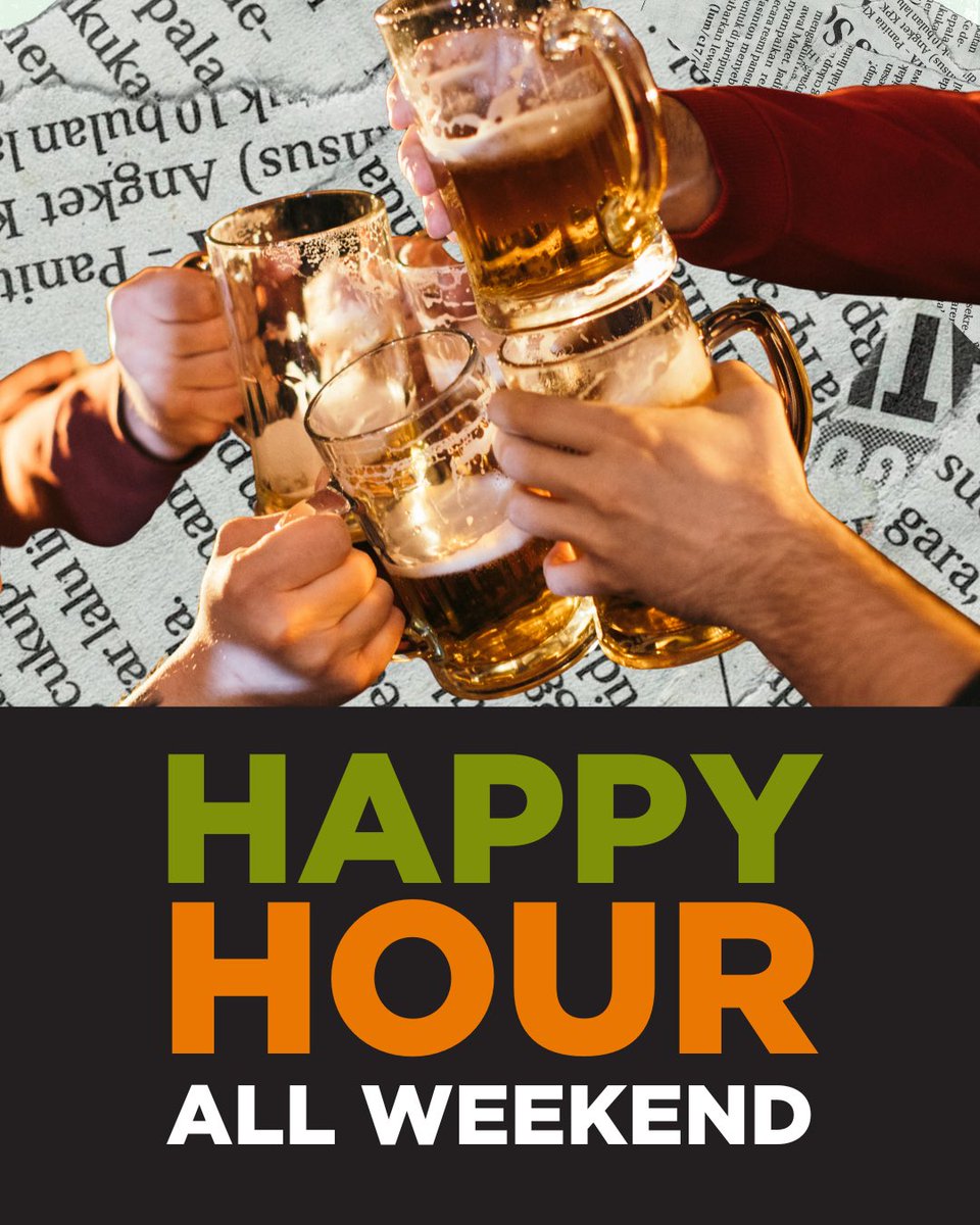 Long weekend vibes just got better! 🍻 Happy Hour specials ALL WEEKEND LONG in celebration of the 4th of July! 🇺🇸 Grab your crew and raise a glass—cheers to freedom, fun, and full mugs! 🍺

#HappyHour #4thOfJulyWeekend #DrinkSpecials