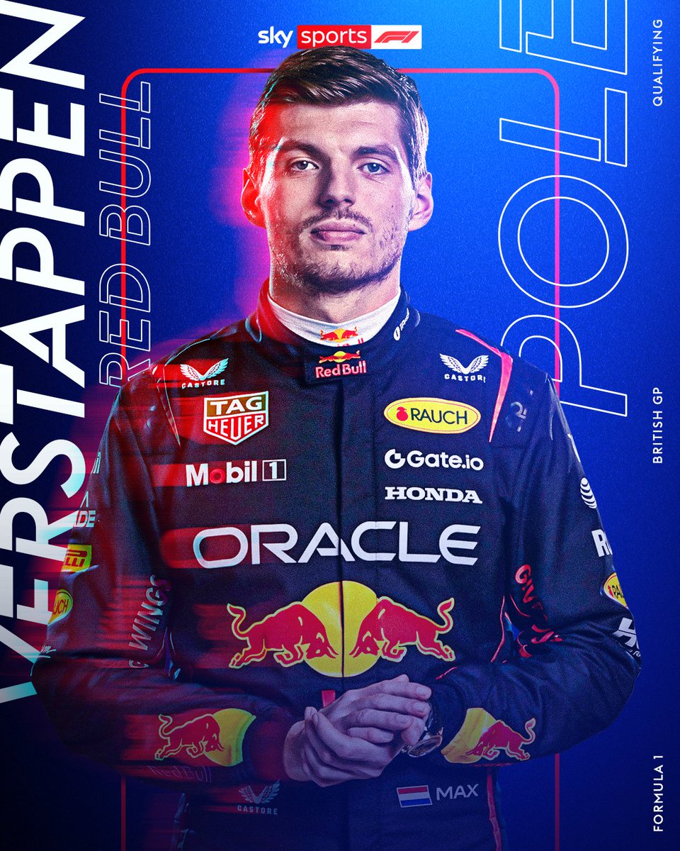 MAX VERSTAPPEN STORMS TO POLE FOR THE BRITISH GRAND PRIX! 🇬🇧⏱️