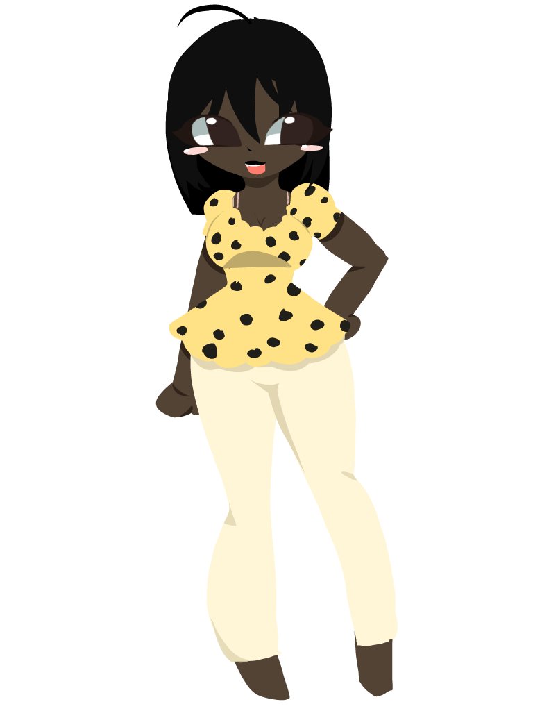 I tried drawing my irl self 👉👈