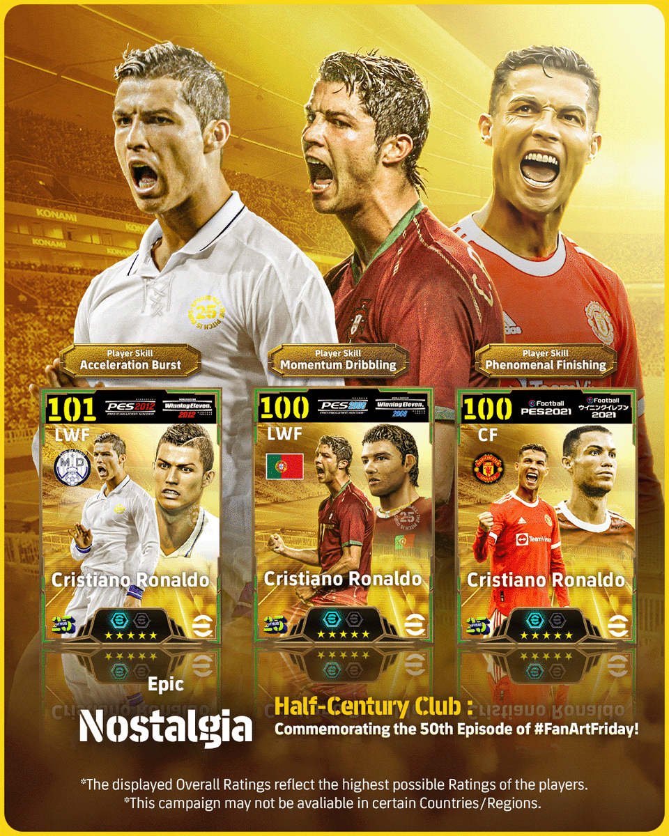 Imagina se chega isso no #eFootball ??? 
Qual CR7 mais marcou na franquia ???  #eFootball2025 #eFootball30th