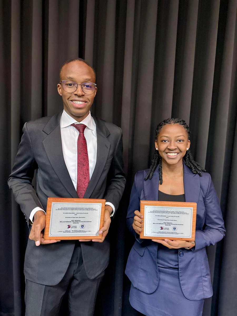 We are proud to announce that our team has won the award for Best Memorial/Written Submissions at The 34th All Africa Human Rights Moot Court Competition