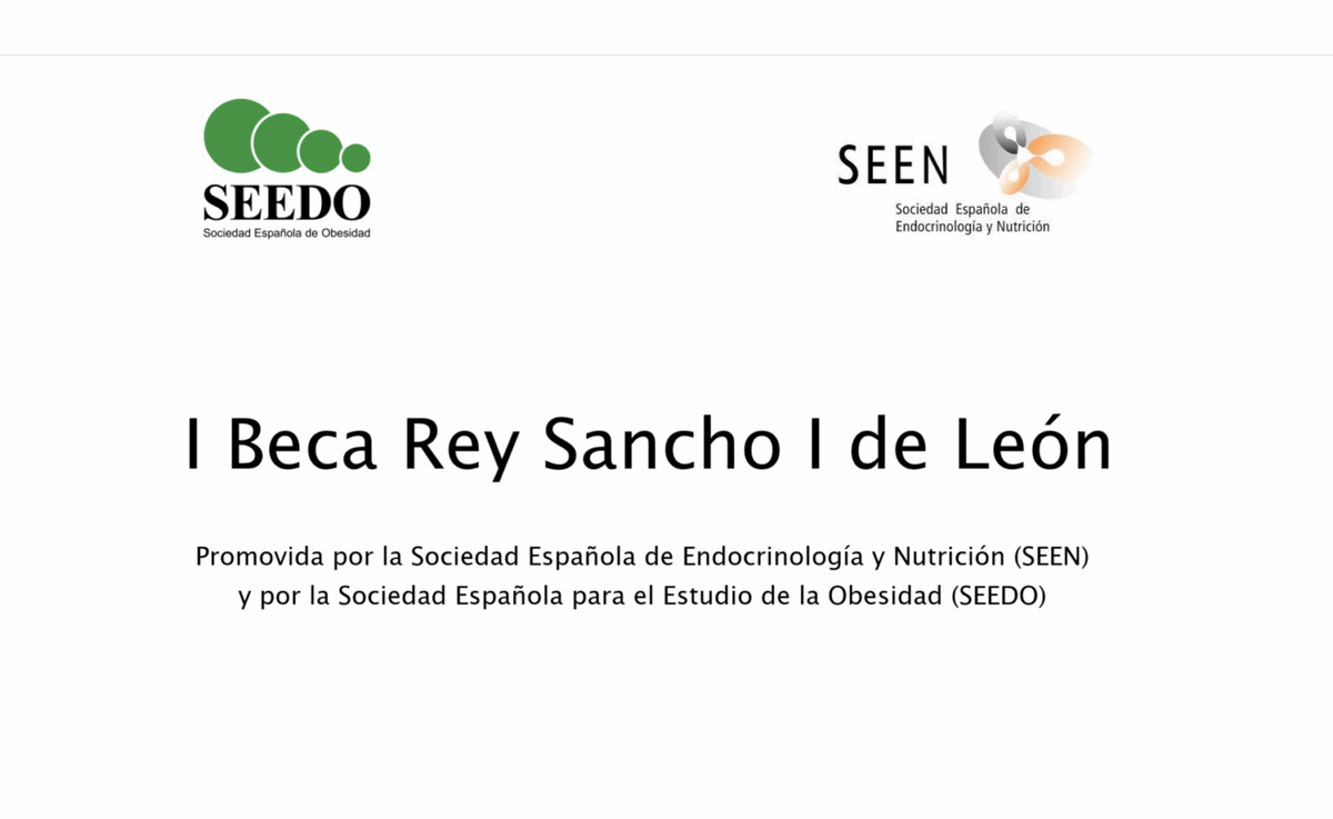 👑I Beca Rey Sancho I de León

<a href="/sociedadSEEN/">Sociedad SEEN</a> <a href="/SociedadSeedo/">SEEDO</a> 
💰5.000 €
Territorio español, ejecución 1 año

➡️#Obesidad enfermedad crónica, recidivante y estigmatizada
#Solidaridad #empoderamiento #participación 

🗓️Plazo 23 junio al 13 de julio 2025
🔗tinyurl.com/ywbazsrz