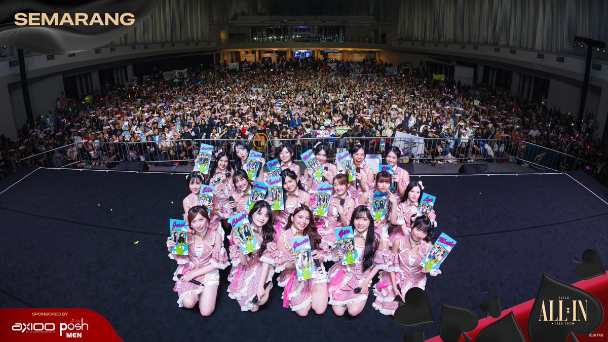 Semarang, terima kasih telah menjadi awal yang begitu indah. Perjalanan "JKT48 ALL IN TOUR 2025" ini baru dimulai, tapi hati kami sudah penuh karena kalian!❤️
Kota pertama, semangat pertama. Dan kami siap melangkah lebih jauh bersama kalian. Sampai bertemu di kota selanjutnya