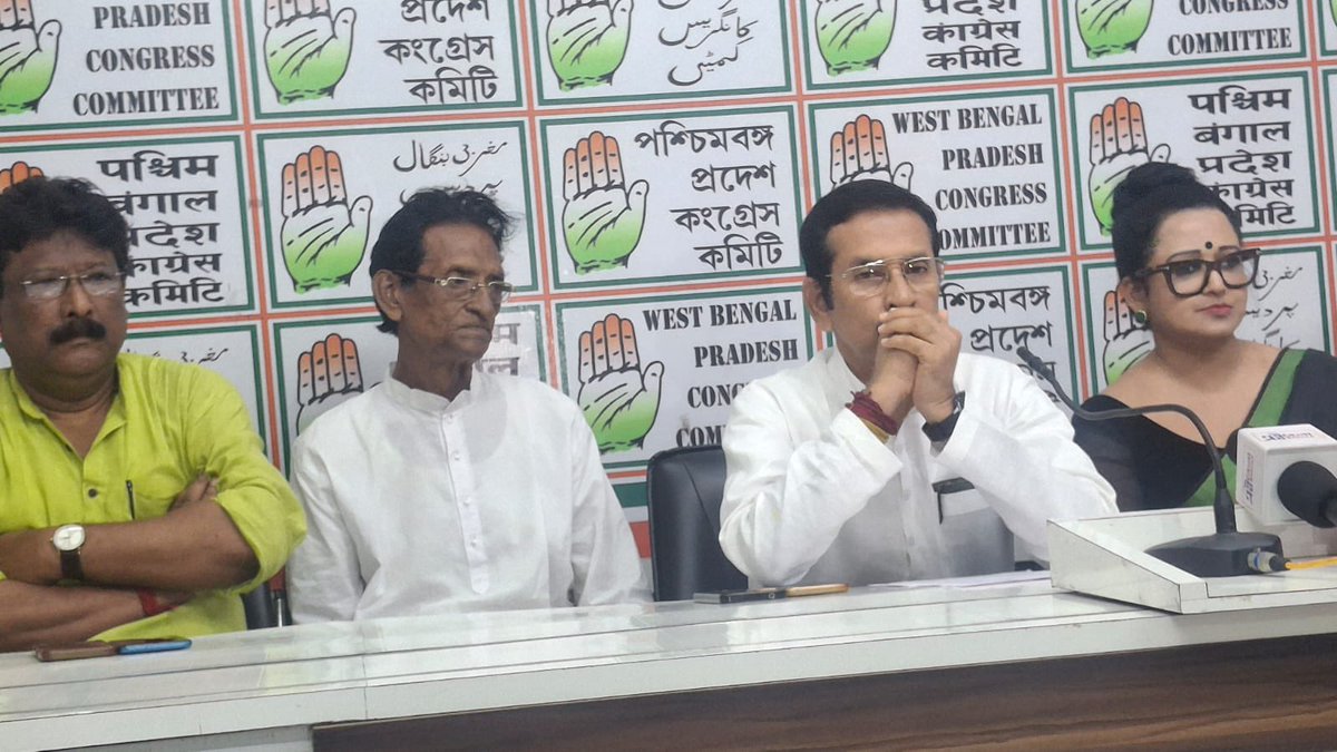 Subhankar Sarkar āĻļā§āĻāĻā§āĻāϰ āϏāϰāĻāĻžāϰ (@subhankar_cong) on Twitter photo āĻāĻ āĻĒāĻļā§āĻāĻŋāĻŽāĻŦāĻā§āĻ āĻĒā§āϰāĻĻā§āĻļ āĻāĻāĻā§āϰā§āϏā§āϰ āĻĒāĻā§āώ āĻĨā§āĻā§ āĻāϝāĻŧā§āĻāĻŋāϤ āϏāĻžāĻāĻŦāĻžāĻĻāĻŋāĻ āϏāĻŽā§āĻŽā§āϞāύāĨ¤
<a href="/INCIndia/">Congress</a> <a href="/INCWestBengal/">West Bengal Congress</a> <a href="/RahulGandhi/">Rahul Gandhi</a> <a href="/kharge/">Mallikarjun Kharge</a> <a href="/kcvenugopalmp/">K C Venugopal</a> <a href="/GAMIR_INC/">Ghulam Ahmad Mir</a> <a href="/AmbaPrasadINC/">Amba Prasad</a> āĻāĻ āĻĒāĻļā§āĻāĻŋāĻŽāĻŦāĻā§āĻ āĻĒā§āϰāĻĻā§āĻļ āĻāĻāĻā§āϰā§āϏā§āϰ āĻĒāĻā§āώ āĻĨā§āĻā§ āĻāϝāĻŧā§āĻāĻŋāϤ āϏāĻžāĻāĻŦāĻžāĻĻāĻŋāĻ āϏāĻŽā§āĻŽā§āϞāύāĨ¤
<a href="/INCIndia/">Congress</a> <a href="/INCWestBengal/">West Bengal Congress</a> <a href="/RahulGandhi/">Rahul Gandhi</a> <a href="/kharge/">Mallikarjun Kharge</a> <a href="/kcvenugopalmp/">K C Venugopal</a> <a href="/GAMIR_INC/">Ghulam Ahmad Mir</a> <a href="/AmbaPrasadINC/">Amba Prasad</a>