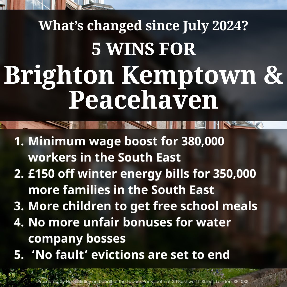 KemptownLabour's tweet image. What have we achieved in the first 12 months? @chriswardmp