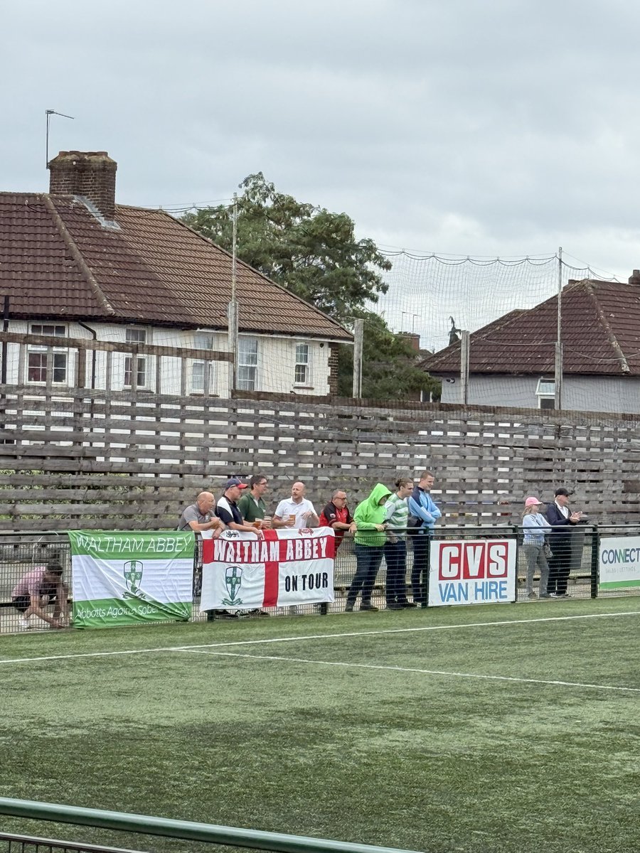 The Abbey boys are back #psf <a href="/HaringeyBoroFC/">Haringey Borough</a> #nevergonnagiveyouup 💚