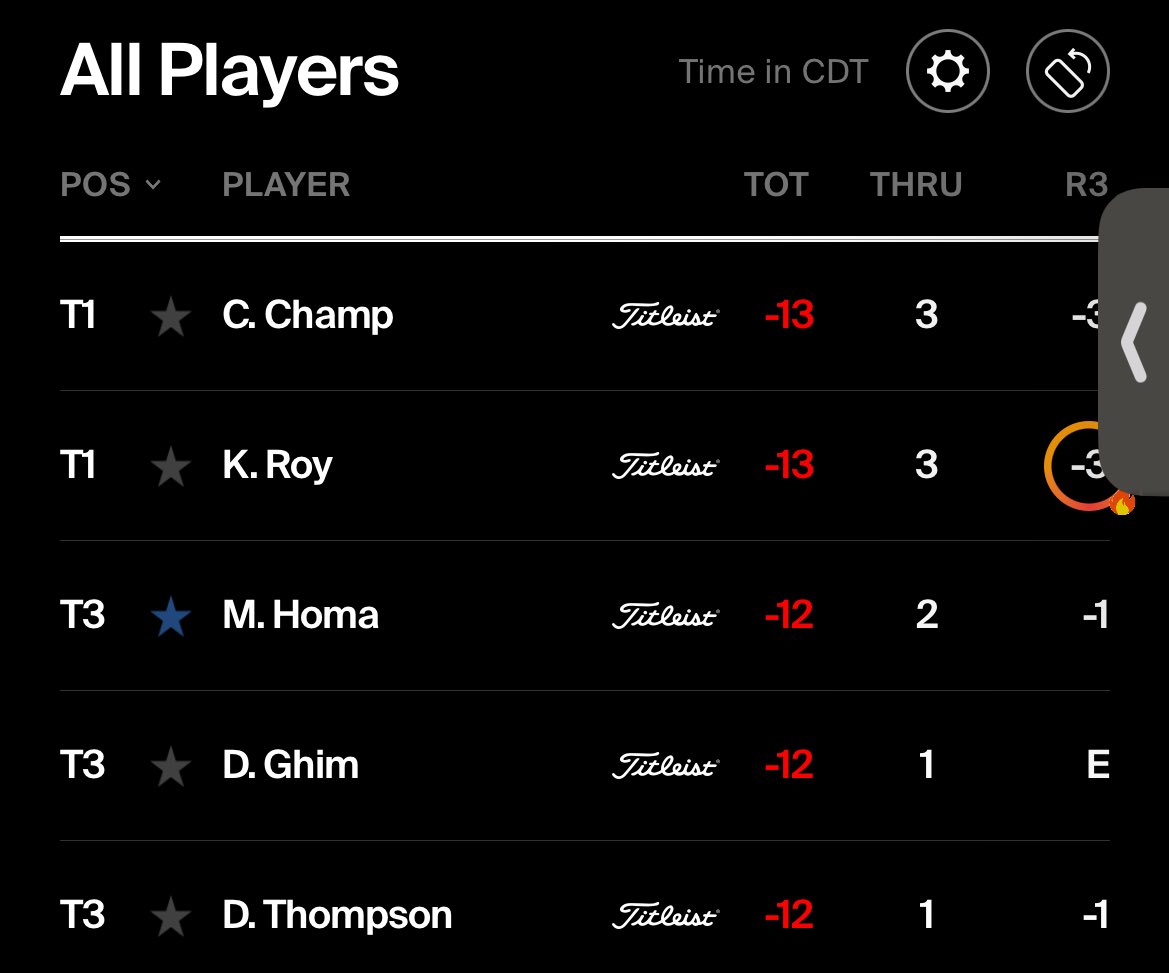 New leaders at the top of the <a href="/JDCLASSIC/">John Deere Classic</a>