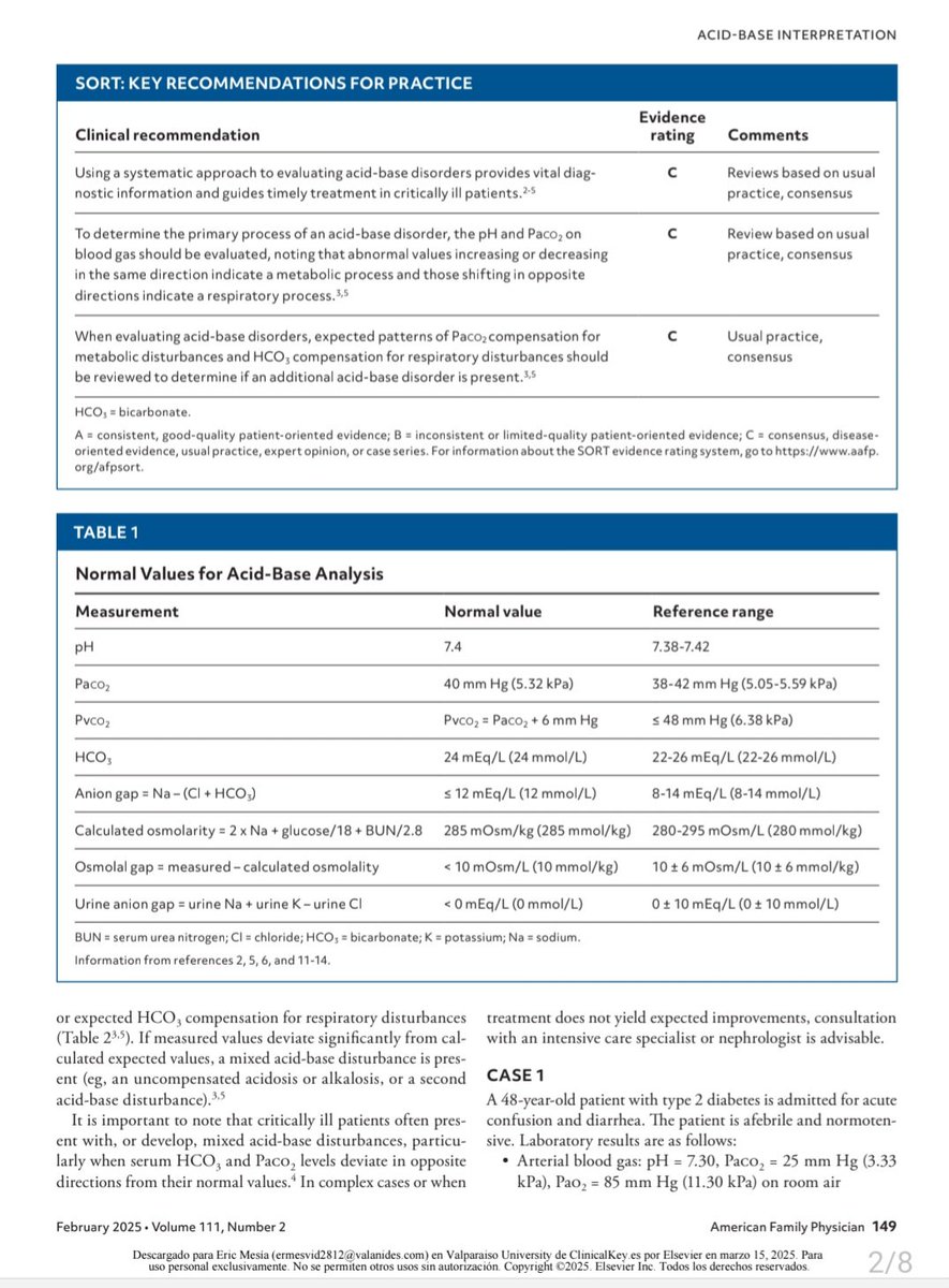 ZHeart11768530's tweet photo. 🔴Acid-Base Interpretation - A Practical Approach⤵️  
A 2025 AFP Update

🔹https://t.co/Ok3uKq9Azj
 #FOAMed #MedEd #medstudent #paramedic #Cardiology #CardioEd #medtwitter #meded #CardioTwitter #cardiotwiteros  #MedX #cardiovascular #MedTwitter #medical #medEd #cardiotwitter https://t.co/5cfsSirnQO
