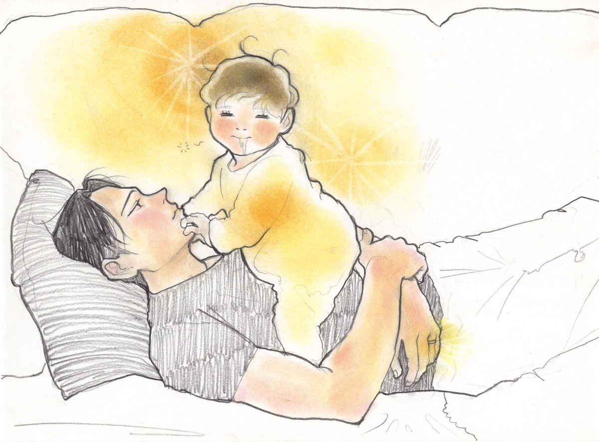 with Baby💕🍼
#リヴァハ #Levihan
