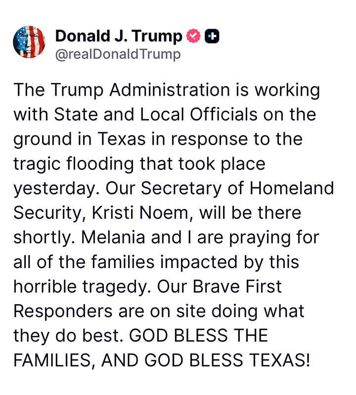 Trump accepts no responsibility even though he slashed NOAA’s budget by over 25%, including a 74% cut to its climate science division.