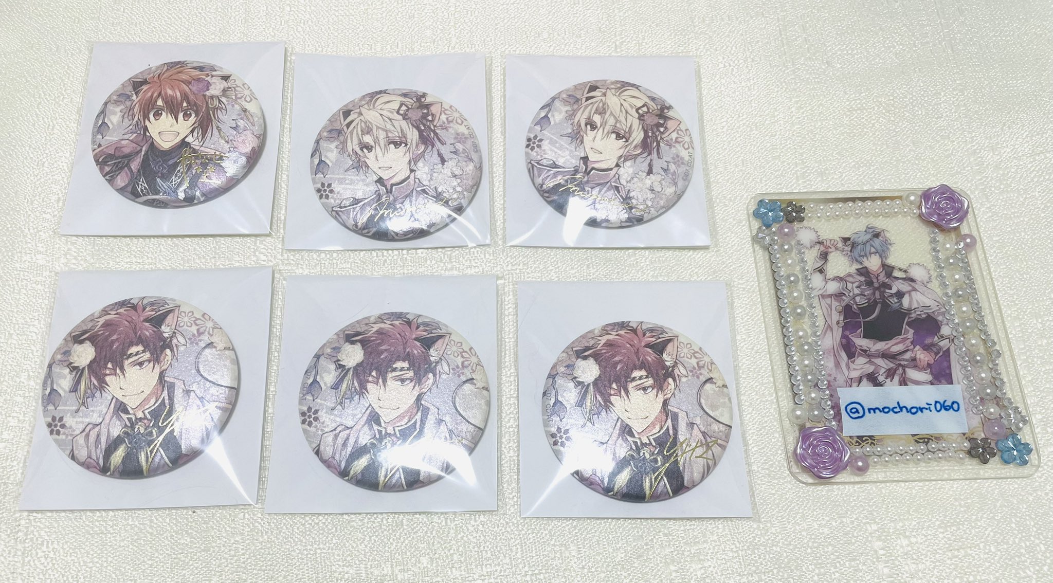 アイドリッシュセブン アイナナ6th anniversary 猫耳 缶バッジ