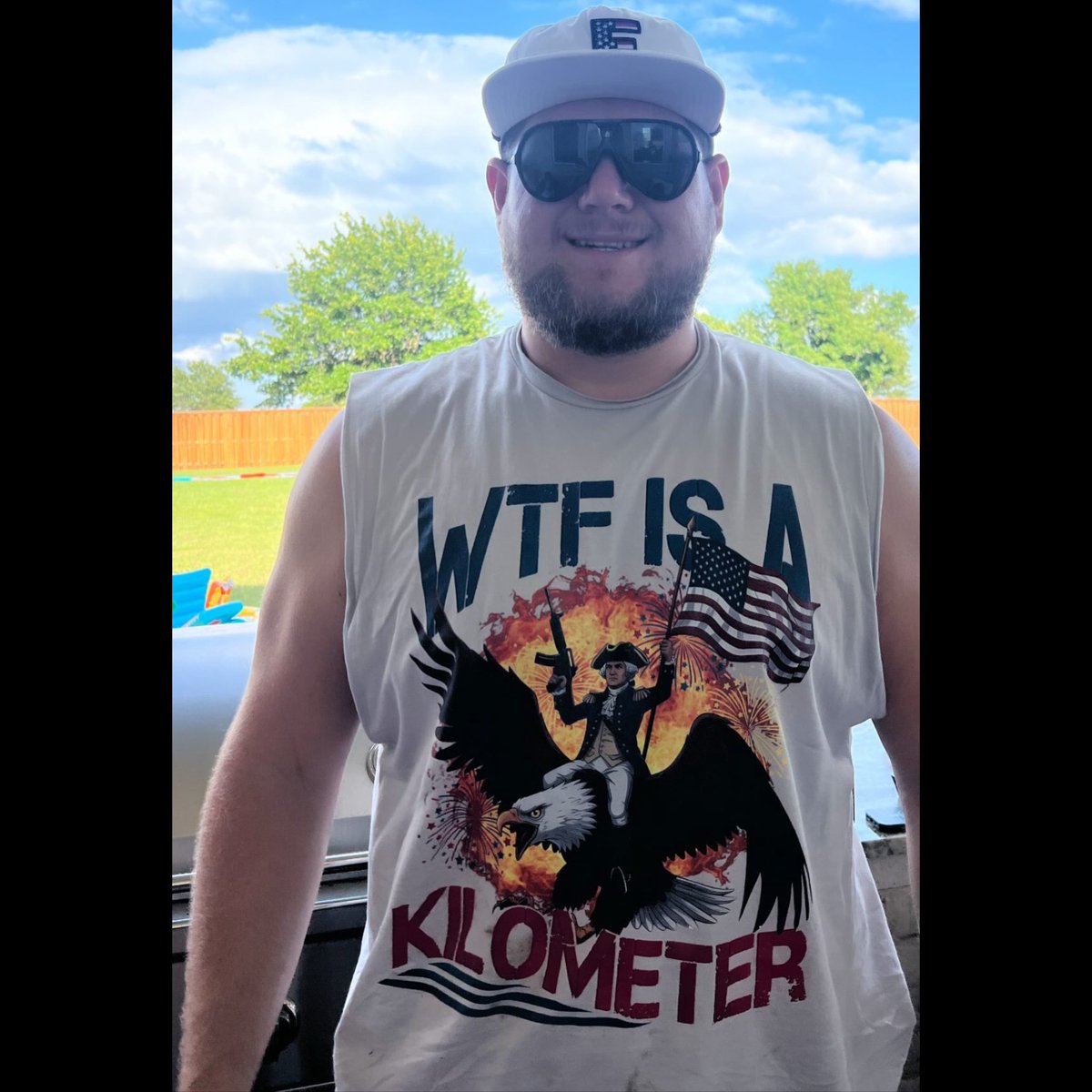 Creed Hunphrey’s 4th of July shirt 🤣🤣🤣🤣

📸: <a href="/ana_demmer/">Ana Lucia</a> on IG
