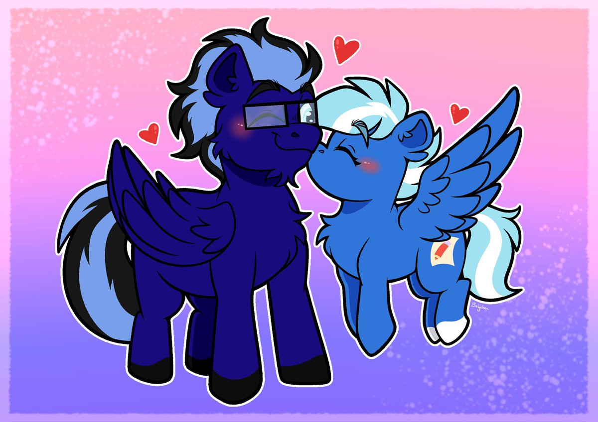 And another Art Fight drawing🎉

Friendly fire for <a href="/Exobass/">📝Exobass📝 - COMMS CLOSED</a> ✨💙🩵