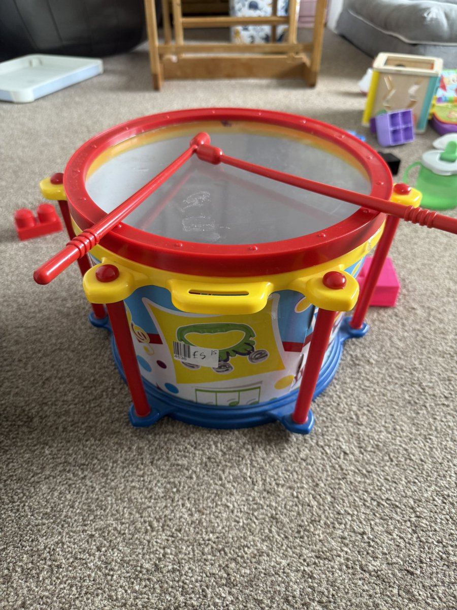 We have the grandson for the day, so as a gesture of kindness we have bought him a toy to take home.