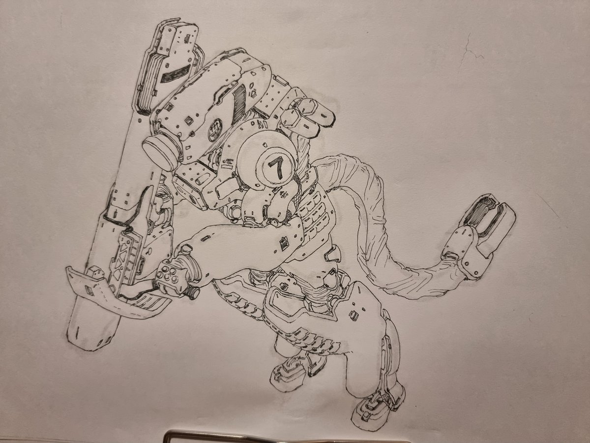 rlawodn40's tweet image. Todays doodle
AT drone trooper