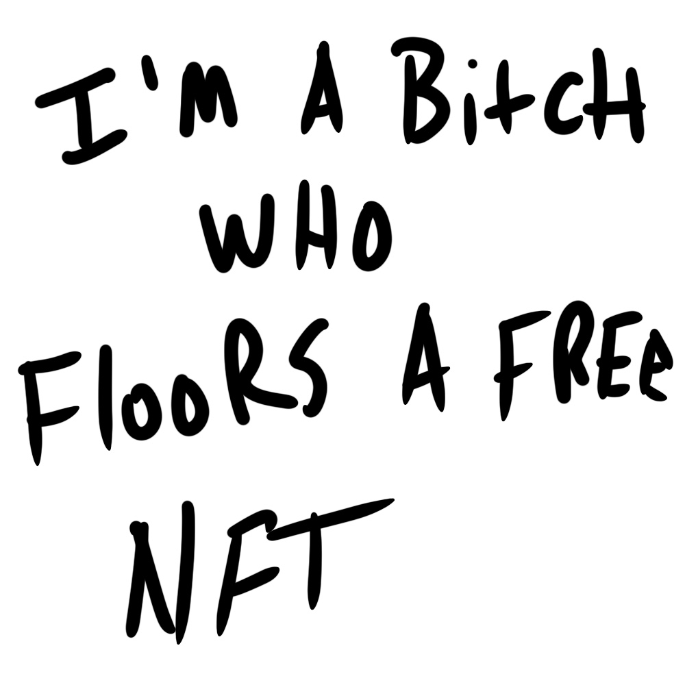 JUST AN FYI THESE ARE FREE NFTS YOU FLOOR IT BELOW MINT PRICE I AM CHANING METADATA TO THIS