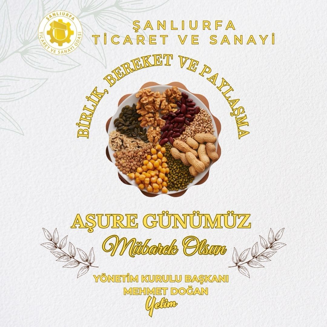 📍 Aşure Günü
Farklılıkların aynı potada anlam ve ahenkle buluştuğu Aşure Günü; asırlardır kültürümüzde birlik, paylaşım ve toplumsal dayanışmanın güçlü bir sembolü olmuştur.

Bu kadim geleneğin yaşatılması, sadece bir ritüel değil; aynı zamanda ortak değerler etrafında