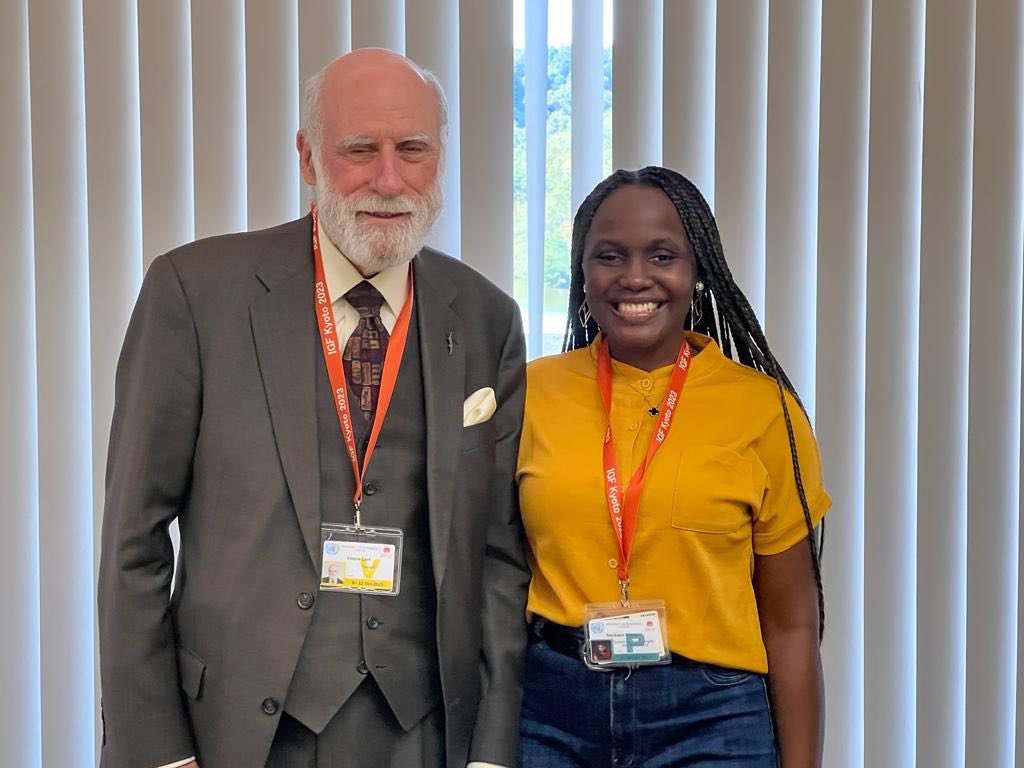 Some blessings take a while to bake but this girl deserves all of this and more….She’s worked, she’s served! 

We found and trained her in Kaduna, but she’s been bullish and in charge of her career since then. 

The first picture was taken in 2021 when CyberGirls kicked off, but