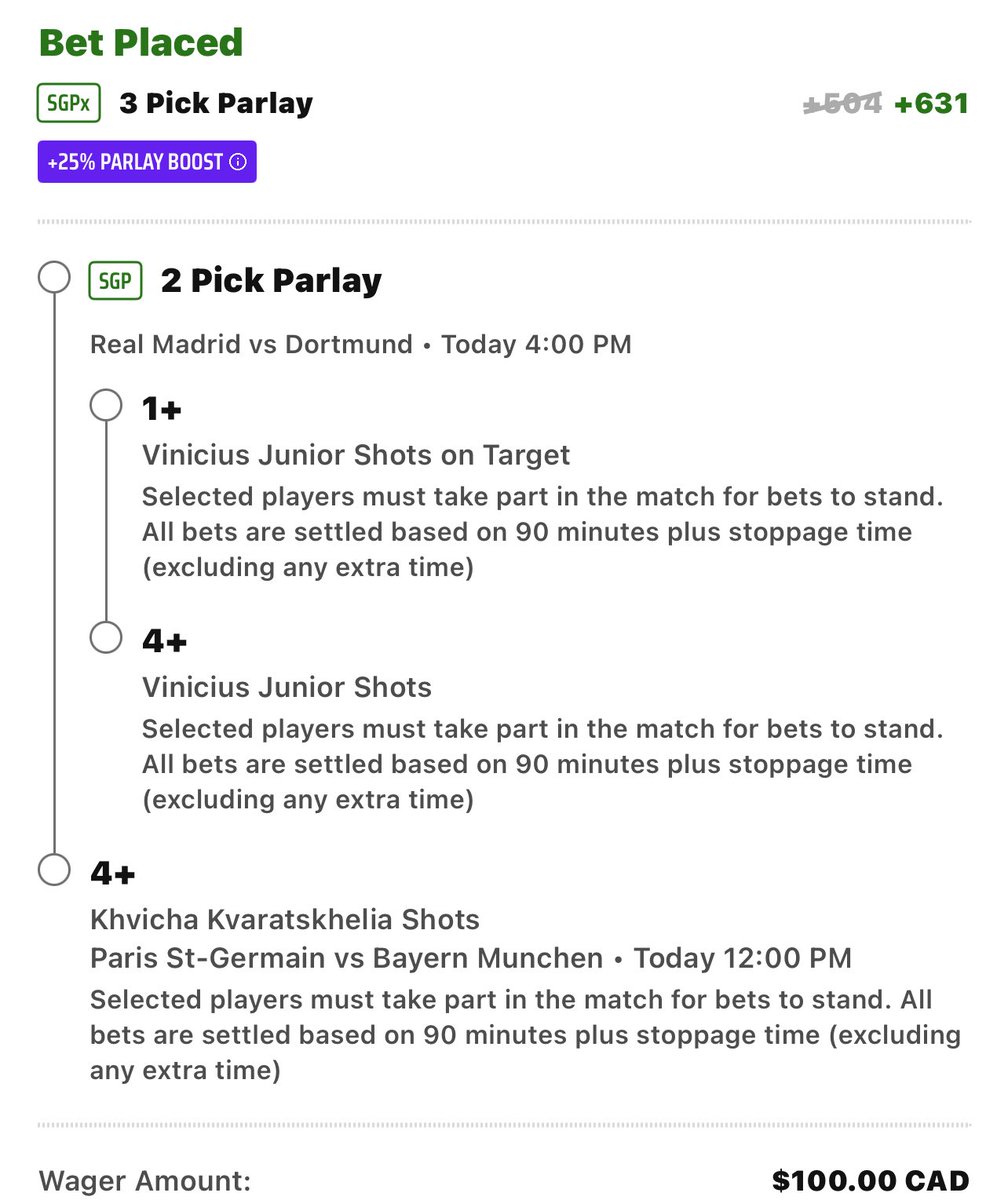 DK Soccer Boost⚽️

(Odds vary based on state, please don’t play anything lower than like 450)

sportsbook.draftkings.com/social/post/d1…