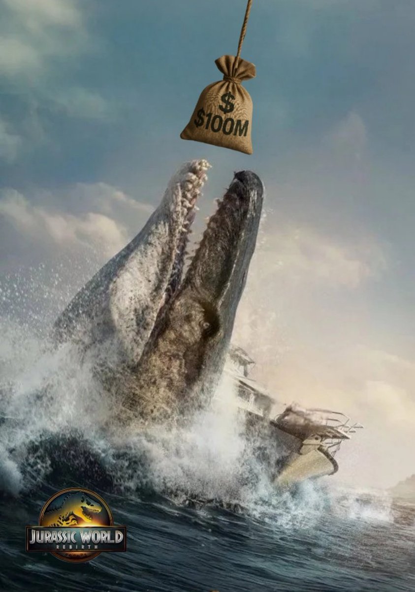 #JurassicWorldRebirth has already crossed $100M in the global box office. 🦖🍿
#AMCTheatres $AMC