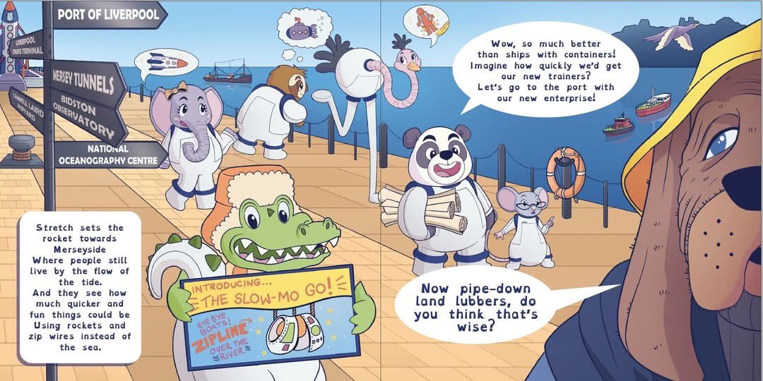 BillingReeves's tweet image. 🌊 The River of Life flows through us all…
As proud Merseysiders, we know the River Mersey isn’t just water – it’s history, heritage, heart, and hope.
And that’s exactly what we’ve captured in our latest The Animates: River of Life project – a children’s picture book that…
