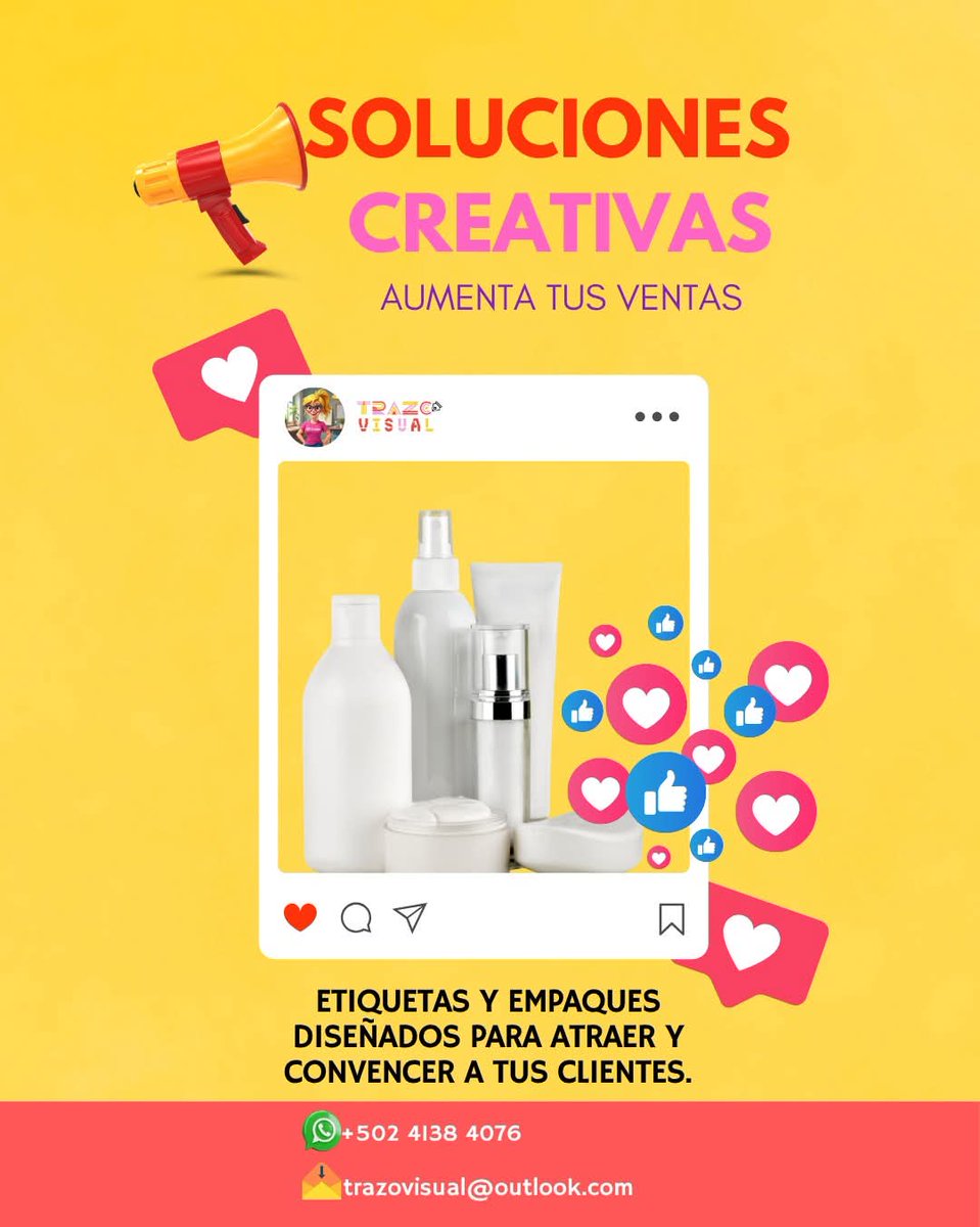 TrazoVisual's tweet image. 🏷️ Un buen empaque no solo protege, también seduce.
Tu producto lo merece.  Escríbenos.
#DiseñoDeEmpaques #EtiquetasConEstilo #TrazoVisual #PackagingDesign #MarcaQueConquista #CreatividadQueVende #EmprendeConDiseño #DiseñoGT #Ventas #diseños #empaques #etiquetas #empresas #Vision