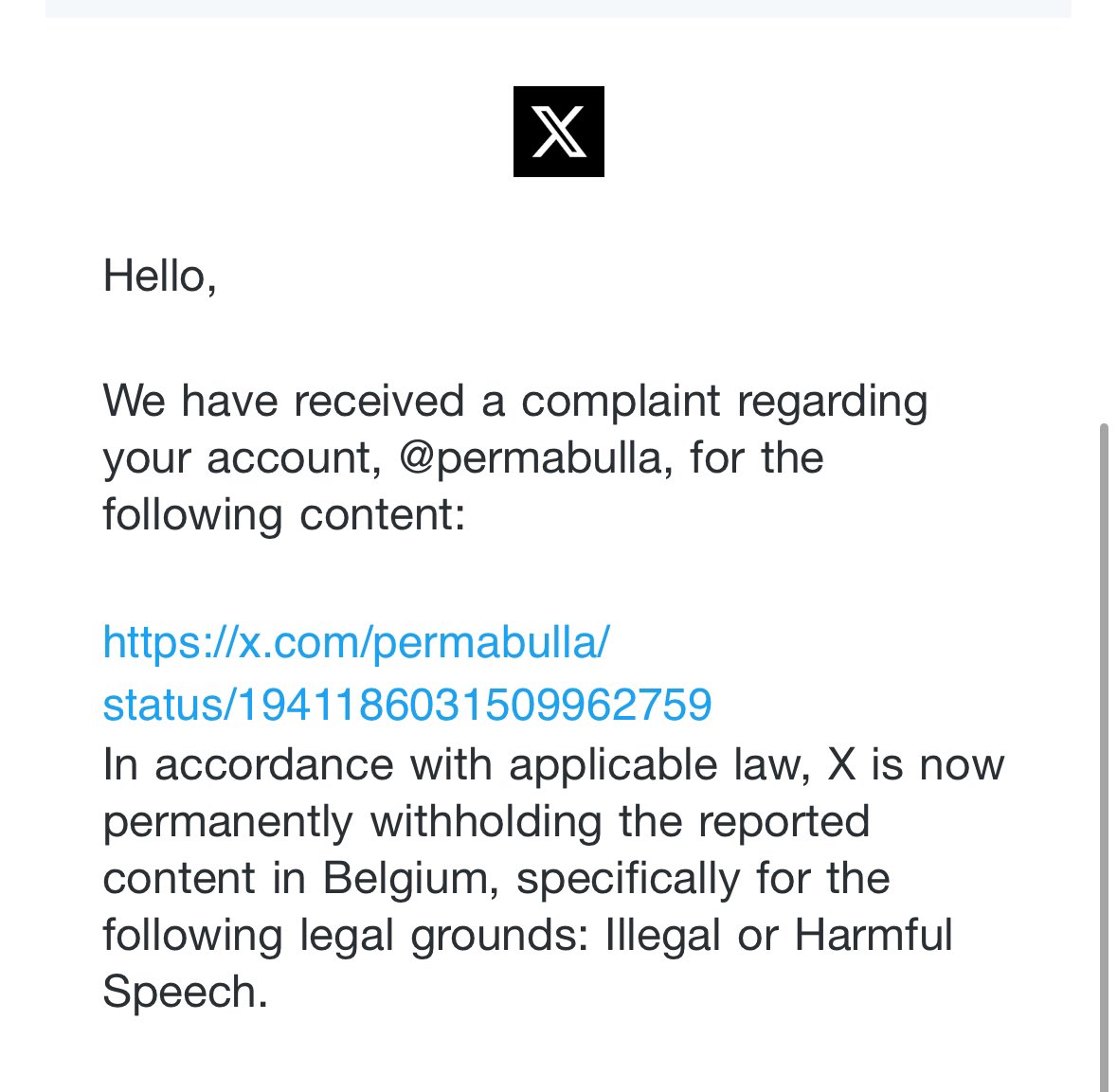 Banned in Belgium hahahah