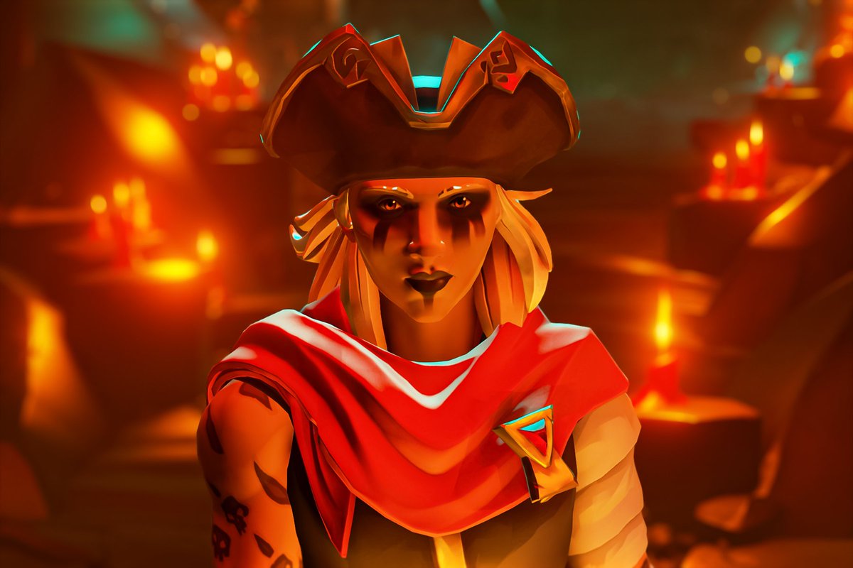 Turns out, with a little patience, I'm able to do my usual editing left-handed. This mortal flesh won't hold me back! May the flame burn 🔥

#SeaOfThieves