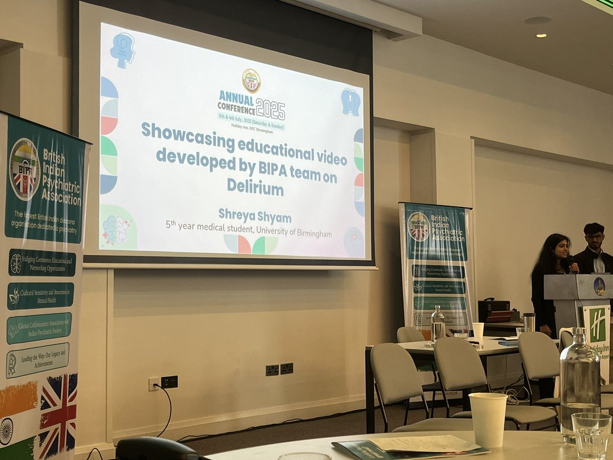 BIPA UK (@bipa_uk) on Twitter photo Medical students from <a href="/unibirmingham/">Uni of Birmingham</a> showcase the power of video in health education, presenting their impactful piece on delirium at #BIPAConference2025. A creative step toward better patient understanding and awareness Medical students from <a href="/unibirmingham/">Uni of Birmingham</a> showcase the power of video in health education, presenting their impactful piece on delirium at #BIPAConference2025. A creative step toward better patient understanding and awareness