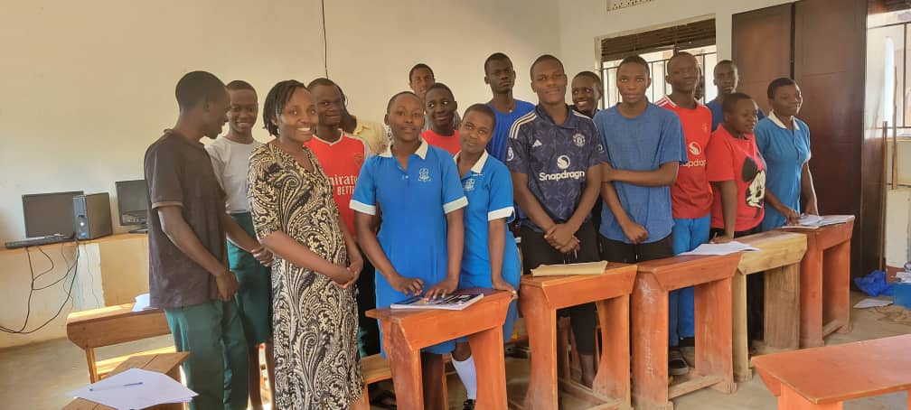 Just Concluded  the first mentorship Visit at st Martins Senior secondary school in Nagalama Mukono District. Learners have agreed to design a Club website covering the Club activities #EdifyEdTech Exhibition 2025. #SharebilityEduTech