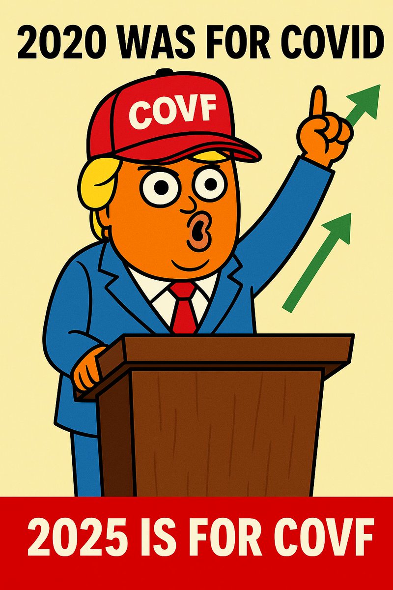 donipump_coin's tweet photo. 🚨FAKE NEWS said it was over. WRONG!🚨
2020 had COVID. Now it’s 2025 – the year of $COVF💥
No masks. Just charts going UP 📈
Buy COVF or stay poor. I don’t make the rules.
#COVF #MAGA #PumpSeason #Donipump #Memecoin #trump #war #elonmusk #solana #crypto #shitcoin 💸🧢 https://t.co/pV2l14cRci