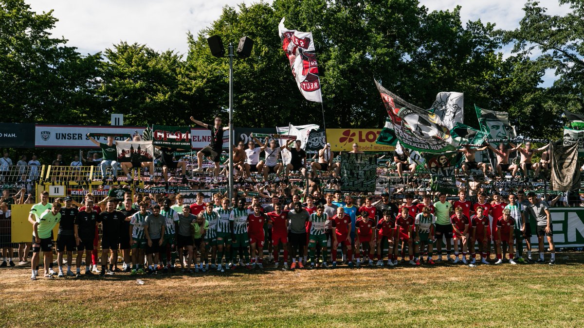 🤝 Wir danken dem SSV Reutlingen herzlich für die Gastfreundschaft und wünschen sowohl ihnen als auch dem 1. FC Kaiserslautern eine erfolgreiche Saison! 💪 | 🔗 fcsg.club/Blitzturnier | #FCSG #GrüewissImHerz