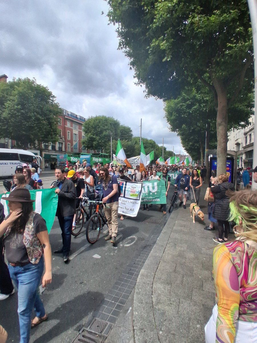 Today's housing march organised by <a href="/CatuIreland/">CATU Ireland</a>