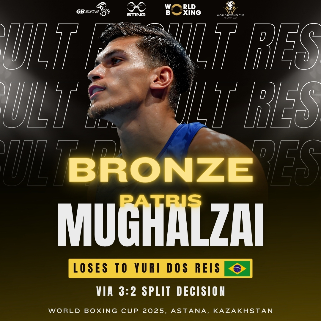 gbboxing's tweet image. ๐ฅ Patris is narrowly beaten via a split decision in his third bout of the week and as a result, will leave the competition with a bronze medal.
