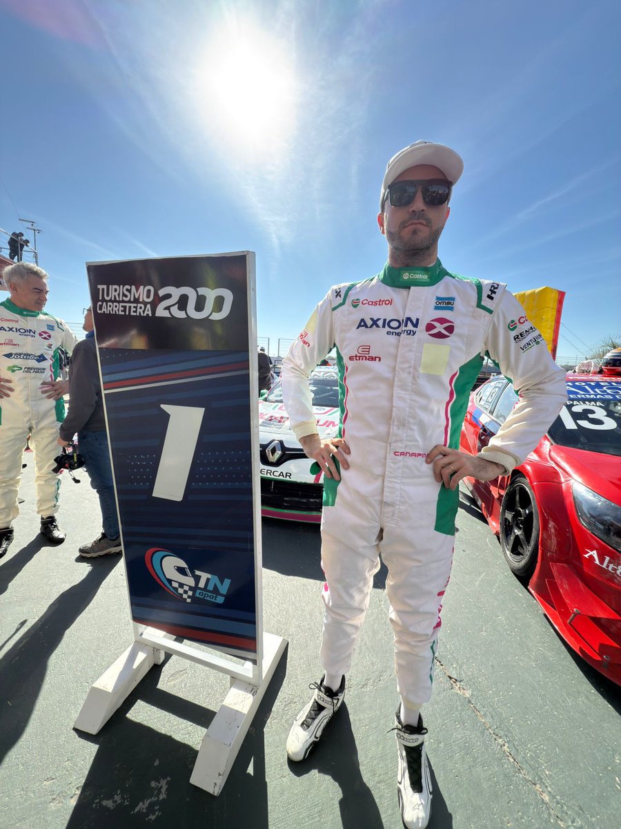 Pole Position de Agustín Canapino en Turismo Carretera 2000
 
El equipo AXION energy Sport ha demostrado su dominio en la quinta fecha del Campeonato de TCRR 2000 en Termas , al conseguir un impresionante 1-2 en la clasificación de hoy con Canapino y Krujoski