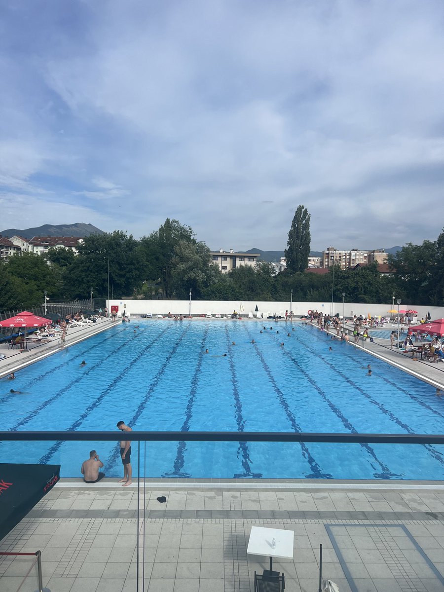 Time to charge some batteries 🔋 

Fresh day for swimming in pool 🏊