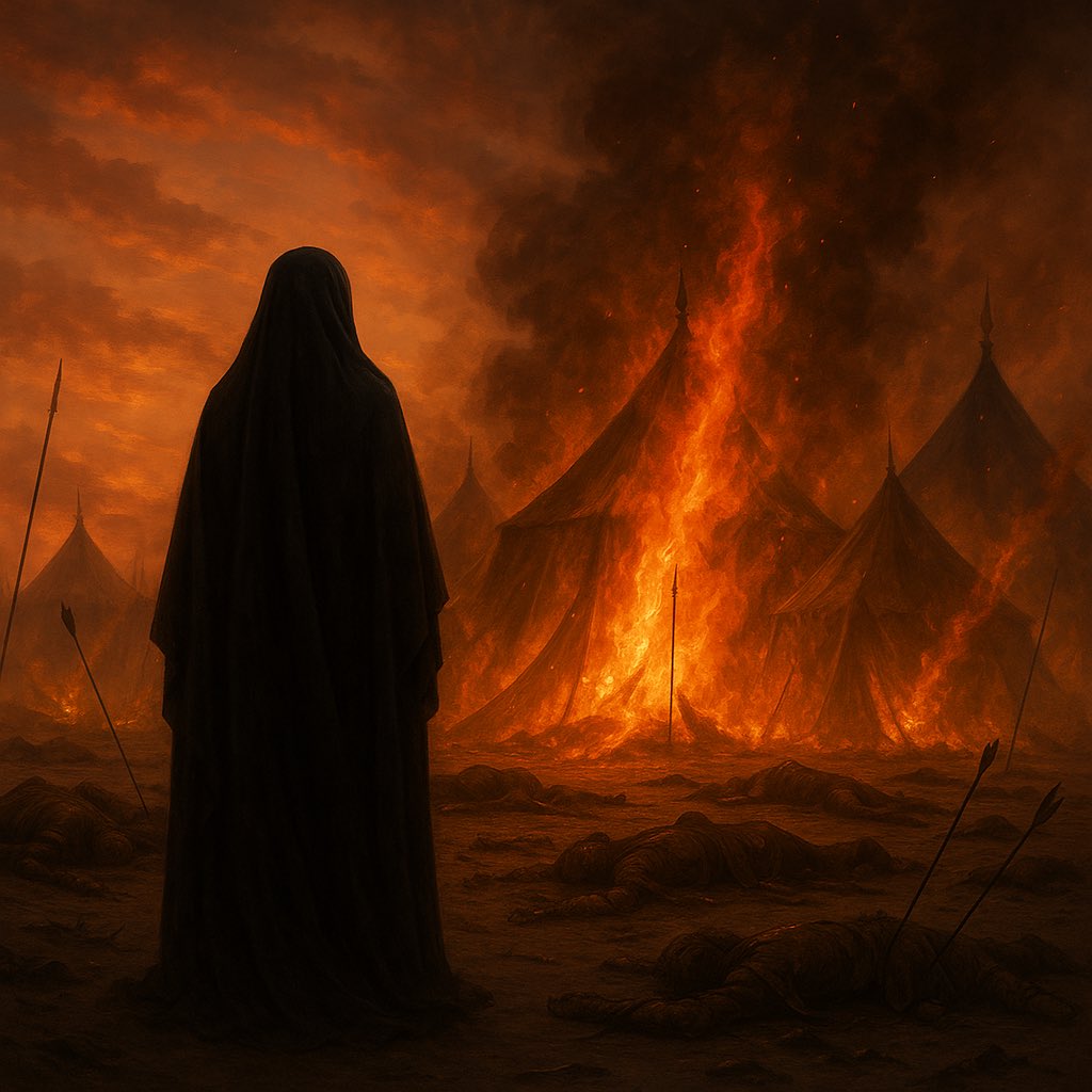 فَقُتِلَ مَنْ قُتِلَ وَسُبِيَ مَنْ سُبِيَ وَأُقْصِيَ مَنْ أُقْصِيَ وَجَرَى الْقَضاءُ لَهُمْ بِمَا يُرْجى لَهُ حُسْنُ الْمَثُوبَةِ.. #ليلة_العاشر