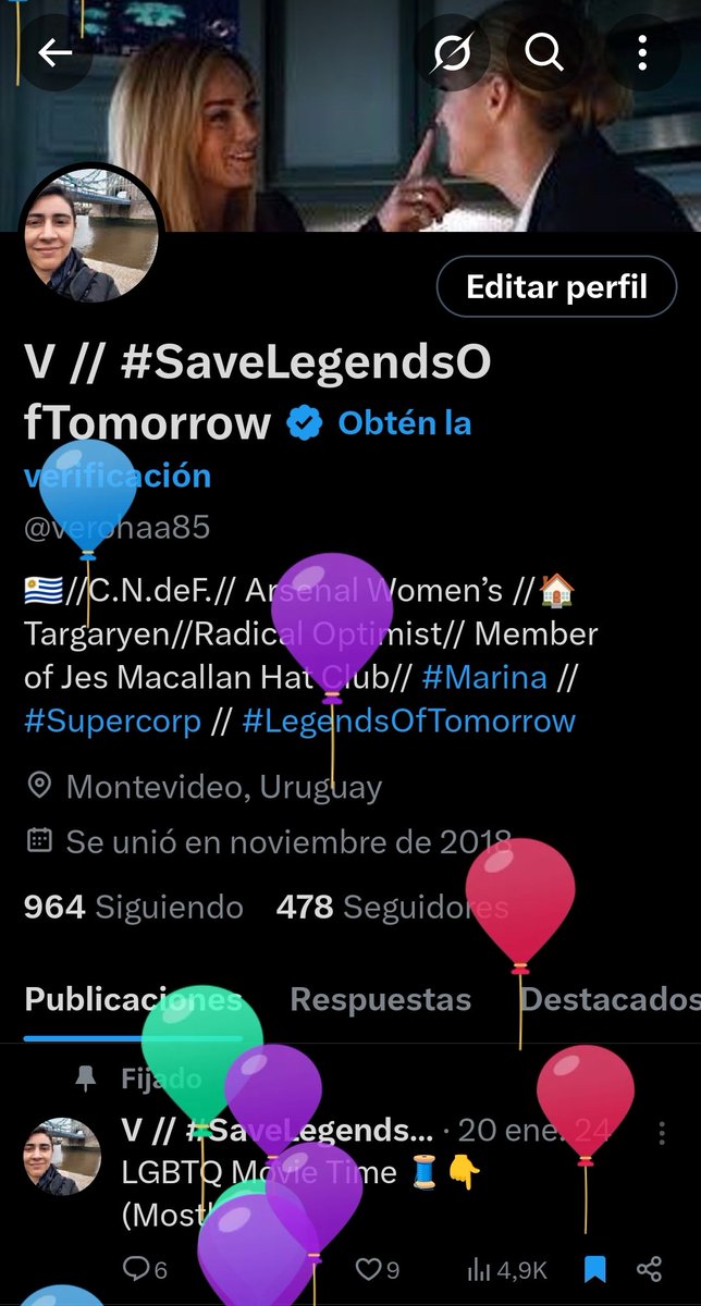 V // 🇺🇾 // #SaveLegendsOfTomorrow tweet media