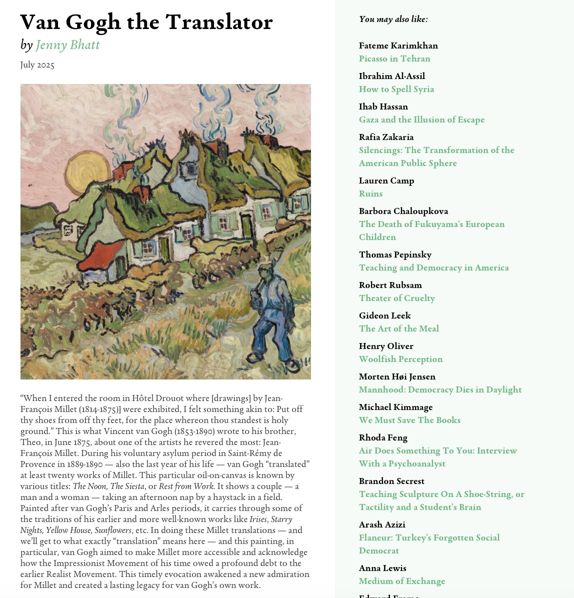 readliberties's tweet photo. Van Gogh the Translator
@jennybhatt https://t.co/wiqrzgQl2P