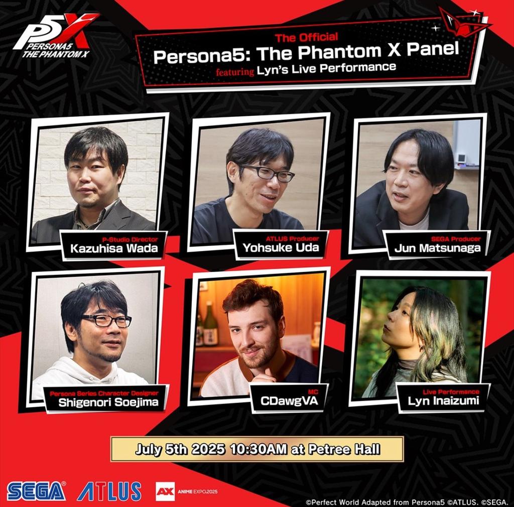 CDawgVA's tweet image. I will be hosting the Persona5: The Phantom X Panel today at 10:30am at the Petree Hall!
Excited to chat with the devs of the game and hear a special performance from Lyn, who will be singing some of your Persona favorites!
See you soon!! #ad