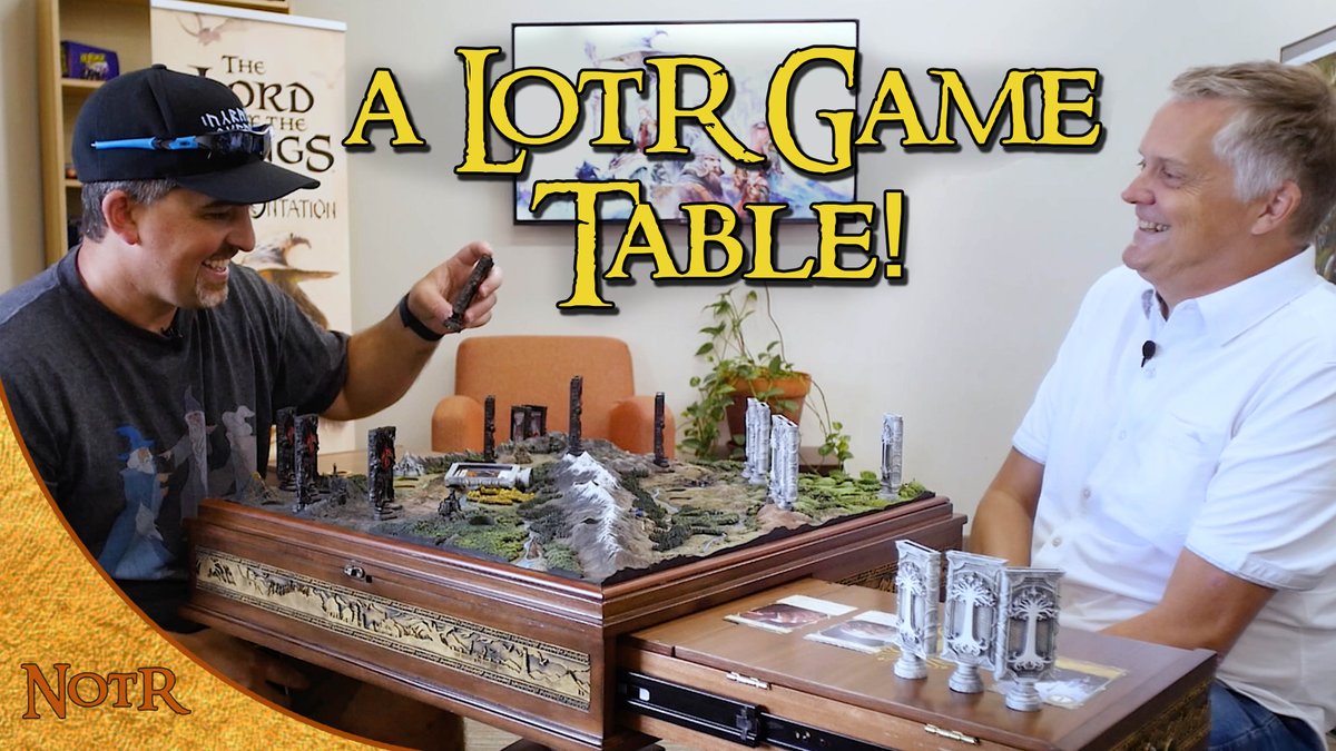 nerdoftherings1's tweet image. I had a chance to check out @GhostGalaxyGam1 's resurrected The Lord of the Rings: The Confrontation board game - including the INSANE Collector's Edition game TABLE!
Check it out my video here: youtu.be/C5hatQr7S7s