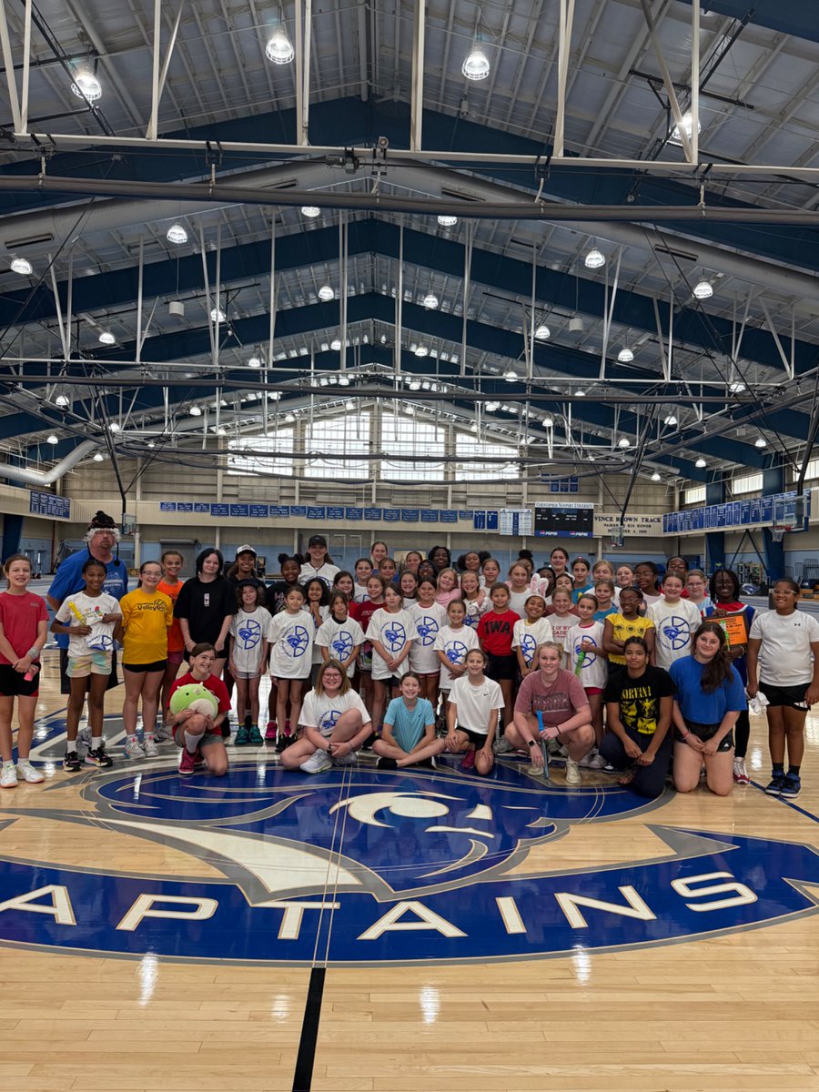 Another FUNdamental Camp in the books! 🏀 

Huge thank you to all of our incredible campers and their families for bringing the energy and excitement this week! 💙

Can’t wait to see you back at our Camp Reunion Game this season! ⚓️💙

#cnuwbb #gocaptains
