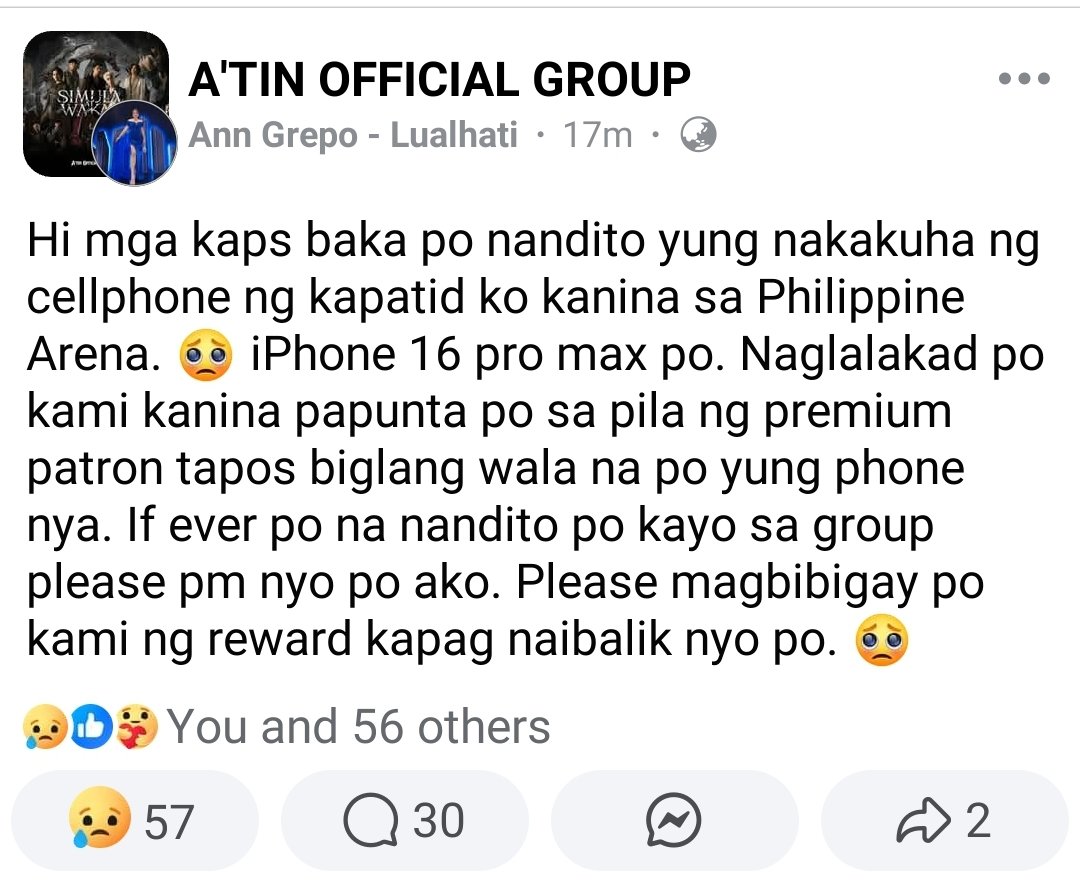 Krstlle | 🍎 (@kristelleg18095) on Twitter photo ‼️ H E L P ‼️
may nawalan daw po ng cp baka nakita nyo po
SB19 RULES OPMCON
<a href="/SB19Official/">SB19 Official</a> #SB19
#SB19ShinesPureGold ‼️ H E L P ‼️
may nawalan daw po ng cp baka nakita nyo po
SB19 RULES OPMCON
<a href="/SB19Official/">SB19 Official</a> #SB19
#SB19ShinesPureGold