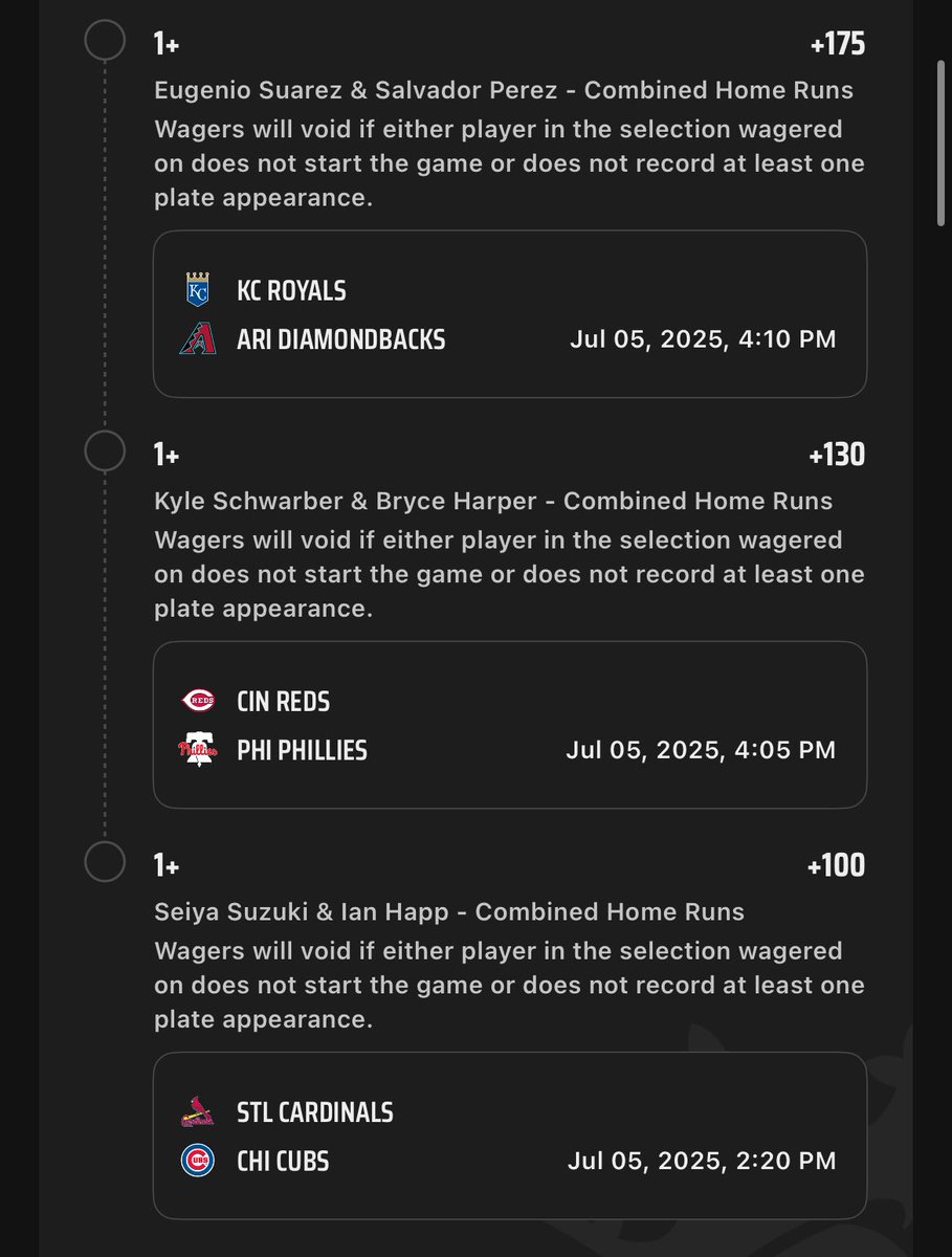 3burgerbets's tweet photo. Homerun , SGP, and moneyline parlays!! #letsgo https://t.co/stGRUufFoF