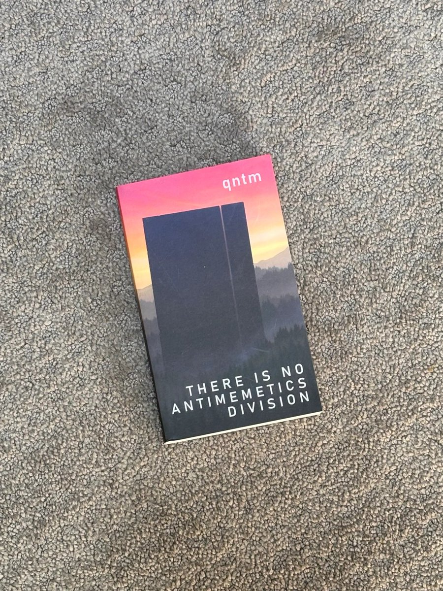 Review: "There is no Antimemetics Division"  

- This book has sitting on my desk for what feels like years (it has) finally read it 
- A fascinating idea ("antimemetics"), such a fun and unique premise and idea. That is easy to grasp, but has far reaching consequences once you