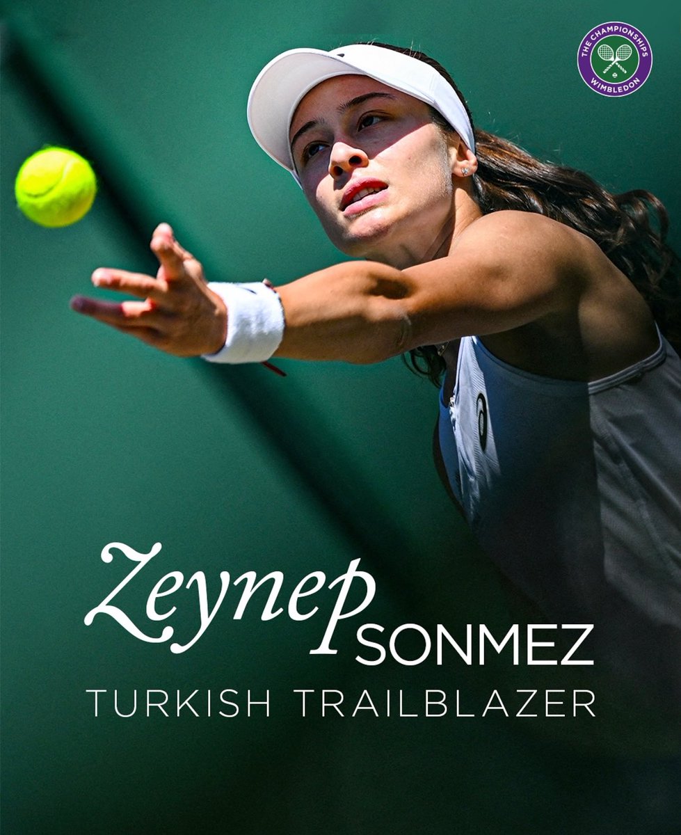 SadeceTenis's tweet photo. Gurur doluyuz 🥹

Ne olursa olsun her zaman son topa kadar verdiğin mücadelenle gurur duyuyoruz @ZeynepSonmez__ ♥️ 

Türk tenisini bir Slam 3. turuna taşıdın. Tenisin en büyük sahnesi #Wimbledon’da bayrağımız dalgalandı. Daha güzel günler de göreceğiz 🤩

Teşekkürler Zeynep Sönmez! 🇹🇷