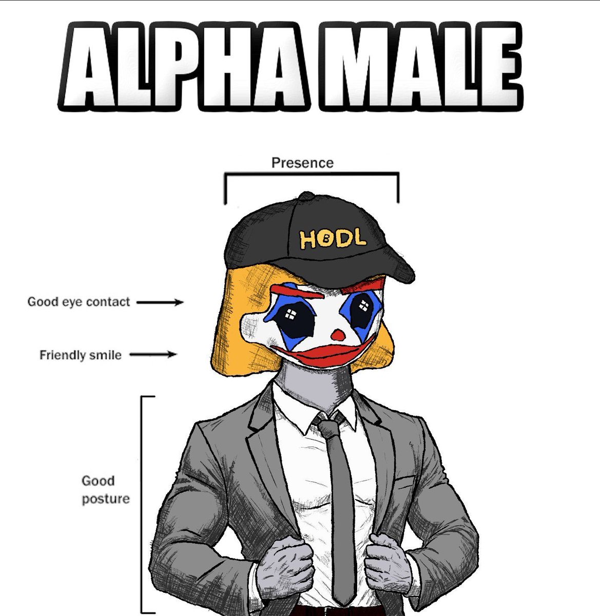 Alpha Retar Dio Specs 🫷🤡🫸

🤡 Good Eye Contact
🤡 Friendly Smile
🤡 Good Posture

Retardio Presence 🫵🤡